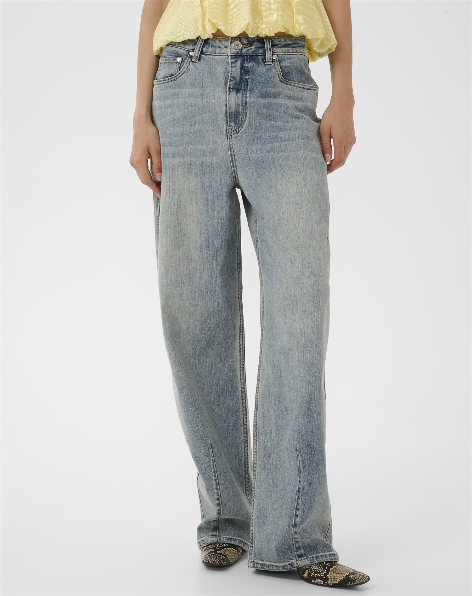 Gestuz - GZNoma HW Jeans - Vintage Mid Blue Wash 